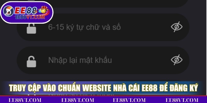 Đăng Ký EE88 - Trải Nghiệm Ngay Với Tư Cách Thành Viên 3 Truy cập vào chuẩn website nhà cái EE88 uy tín để thao tác đăng ký