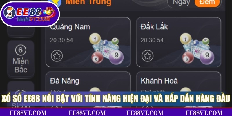 Xổ Số EE88 - Chinh Phục Giải Độc Đắc Nghìn Tỷ Mỗi Ngày 2 Xổ số EE88 nổi bật với các tính năng hiện đại và hấp dẫn hàng đầu
